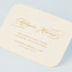 Mansfield Ecru Calling Cards with Rounded Corners and Bevel Edge Image 2 of 2